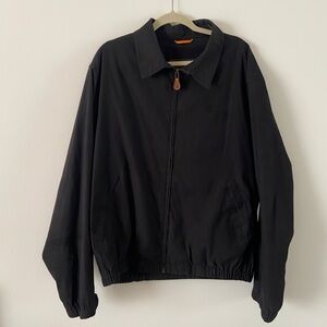 Timberland vintage black bomber jacket XXL mens streetwear varsity weathergear